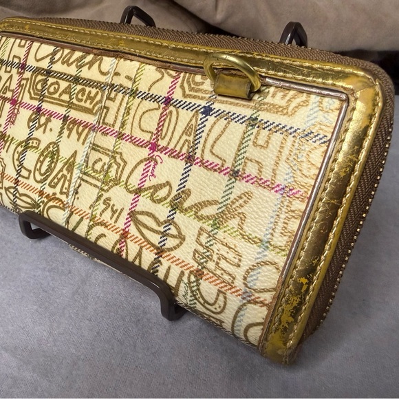 Coach Tattersall Graffiti Vintage coach wallet. - Picture 3 of 7